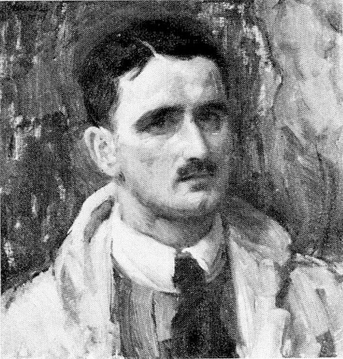 Self-portrait, 1910, Ivar Kamke
