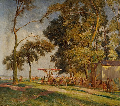 Sonntag in der Lobau, 1925, Anton Hans Karlinsky