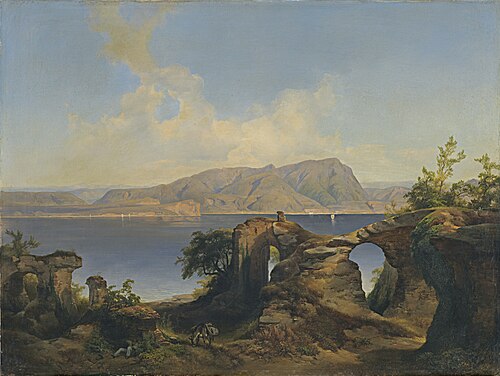 Lake Garda, 1844, Anton Hansch