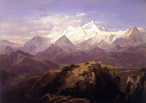 Grossvenediger, 1850, Anton Hansch