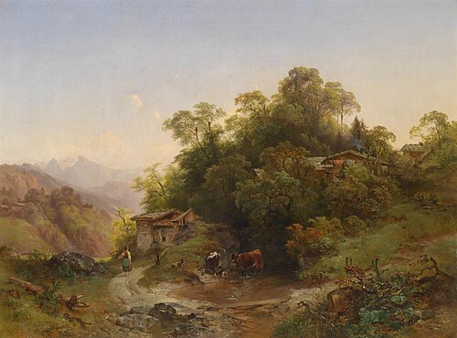 Der Waldhügel, 1876, Anton Hansch