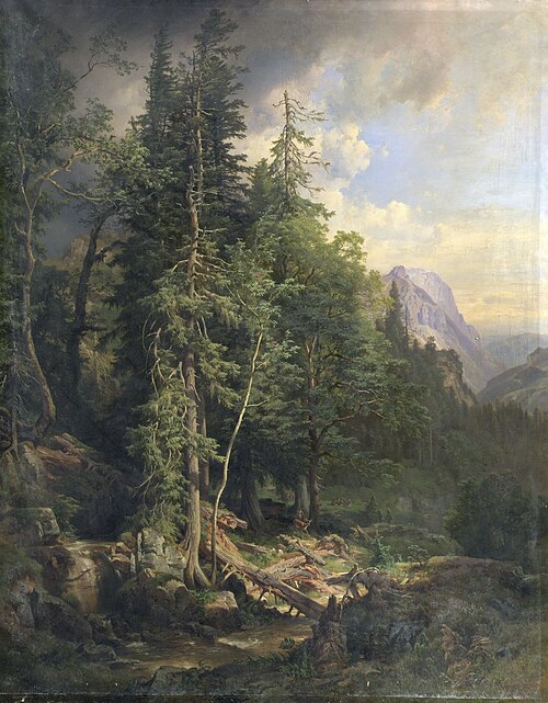From the Styrian Mountain Forests near Neuberg, 1868, Anton Hansch