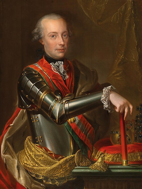 Portrait of Emperor Leopold II, wearing the Order of the Golden Fleece, 1800, Karl Anton Hickel