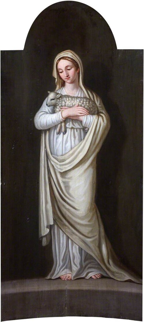 Faith (triptych, left wing), , David Allan