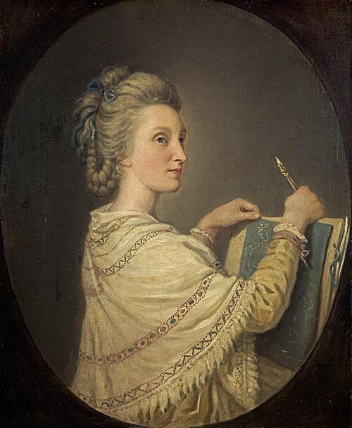 Anne Forbes, 1745 - 1834. Artist, 1781, David Allan