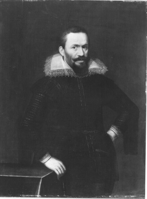 Portrait of an unknown man aged 41 year, 1618, Hieronymus van Kessel