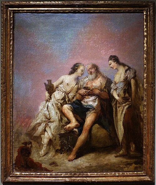 Lot and his Daughters, , Gianantonio Guardi