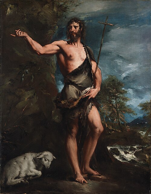 Saint John the Baptist in the Wilderness, 1738, Giovanni Antonio Guardi