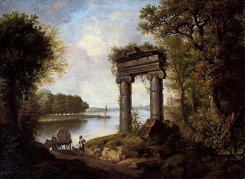 Classical Landscape with Ruins, 1761, Joshua Kirby