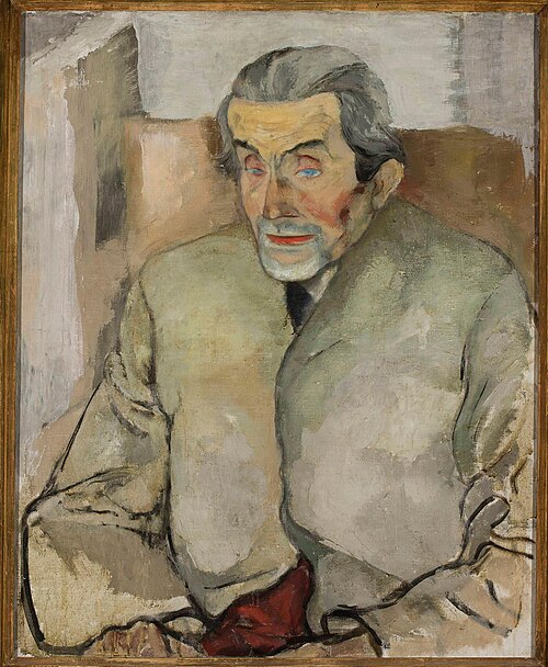 Portrait of Józef Mickiewicz, 1929, Léopold Gottlieb