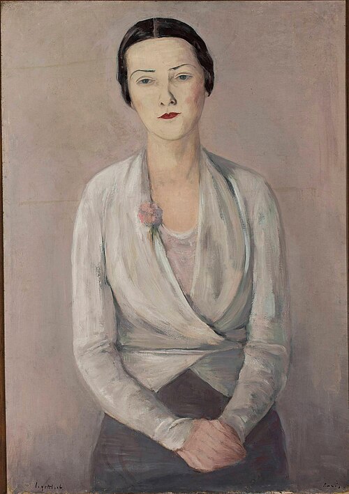 Portrait of Ms Bleszyńska, 1934, Léopold Gottlieb