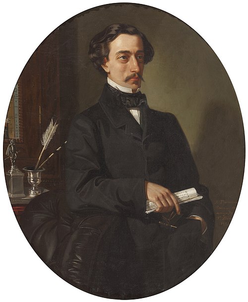 Eulogio Florentino Sanz y Sánchez, 1854, Ignacio Suárez Llanos