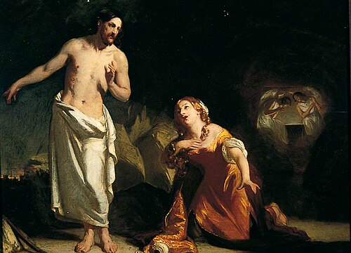 Christ Appearing to Mary Magdalene, 1840, John Prescott Knight