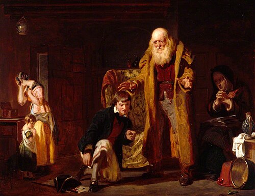 The Parting Blessing, 1841, John Prescott Knight