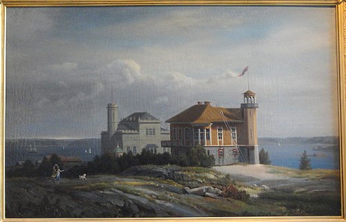 Cygnaeus' Villa in the 1870s, 1872, Johan Knutson