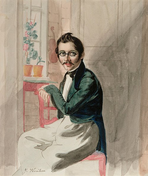 August Pettersson (1818-1853), teckningslärare från Kuopio, , Johan Knutson