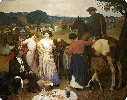 La Romería de San Eugenio, 1910, Inocencio Medina Vera