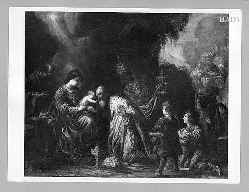 the adoration by the kings, 1618, Claude Vignon