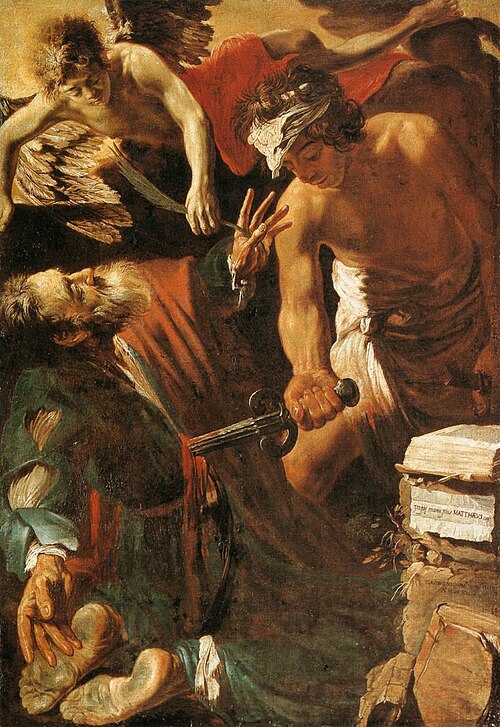 Le Martyre de saint Matthieu, 1617, Claude Vignon