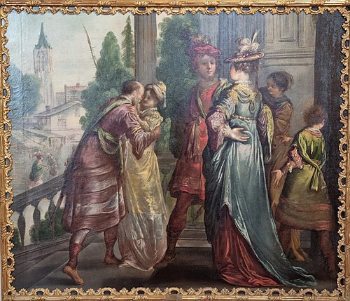 Réunion de dames et de cavaliers, 1630, Claude Vignon