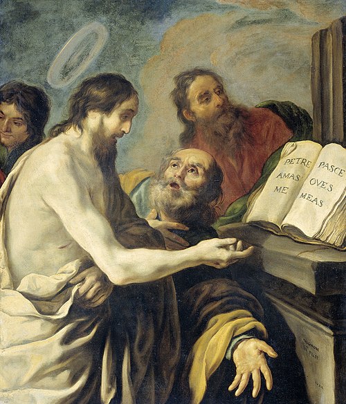Le Christ et saint Pierre, 1624, Claude Vignon