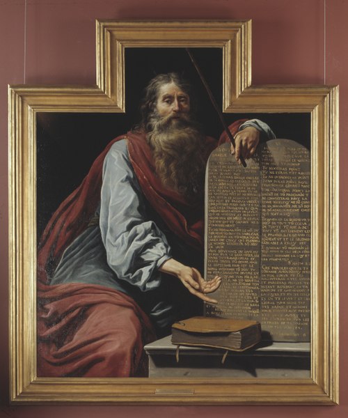 Moses with the Tablets of the Law, , Claude Vignon