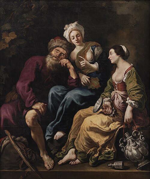 Loth et ses filles, 1625, Claude Vignon