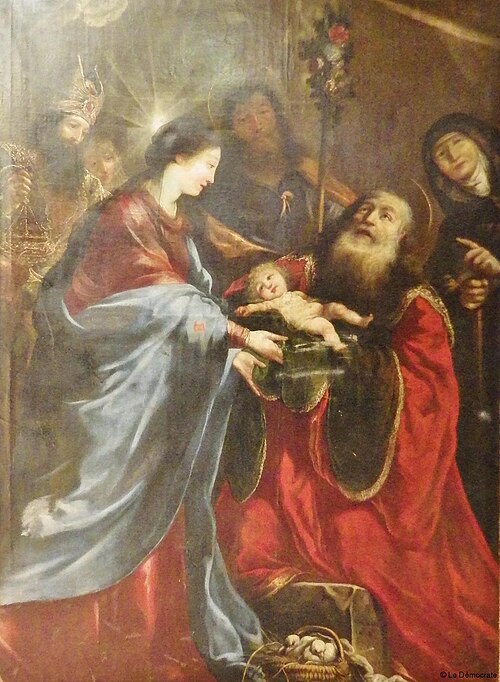 la Présentation au Temple, 1653, Claude Vignon