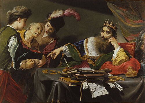 La parabole du serviteur impitoyable, 1629, Claude Vignon