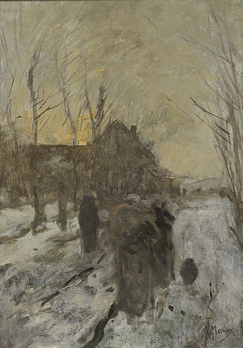 L'Hiver, 1870, Anton Mauve