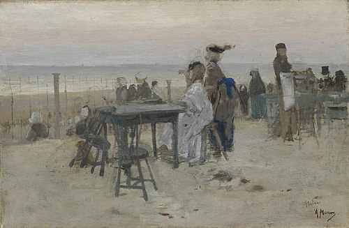 À Scheveningen, 1876, Anton Mauve
