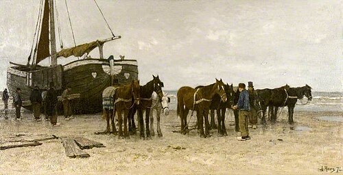 Scheveningen, 1874, Anton Mauve