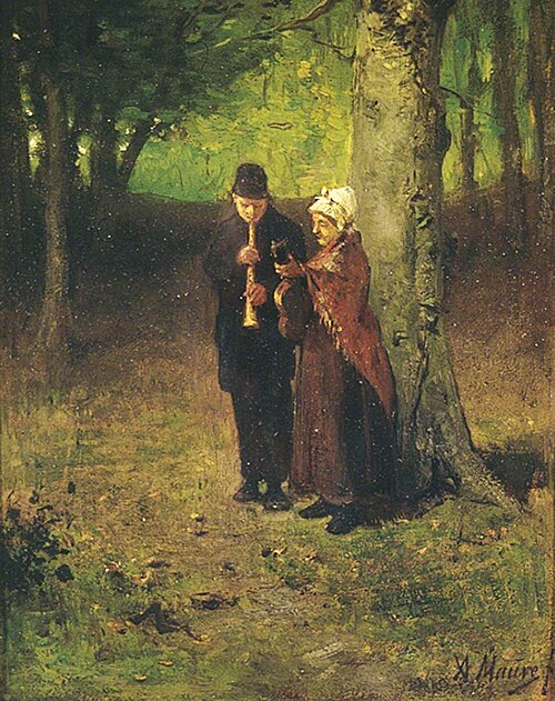Wandering Musicians, , Anton Mauve