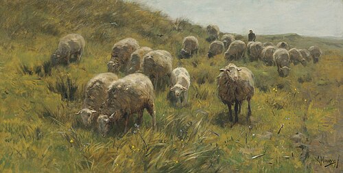 On the Dunes, , Anton Mauve