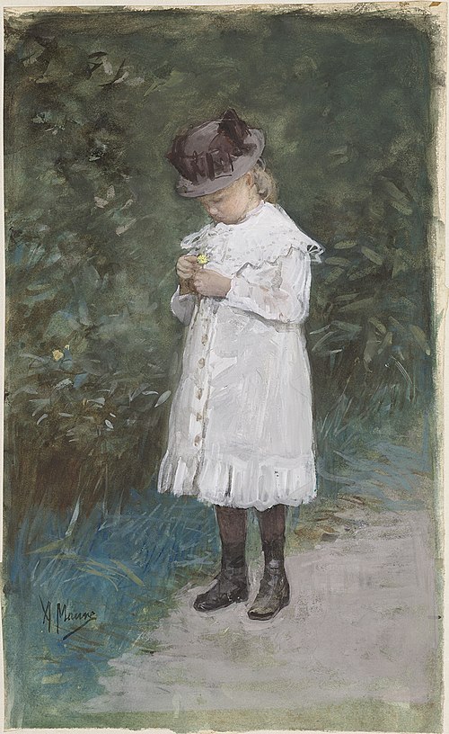 Elisabeth Mauve, fille de l'artiste, 1880, Anton Mauve
