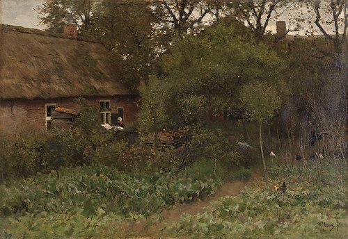 Le Jardin potager, 1885, Anton Mauve