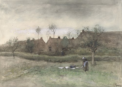 Bleekveldje, 1850, Anton Mauve