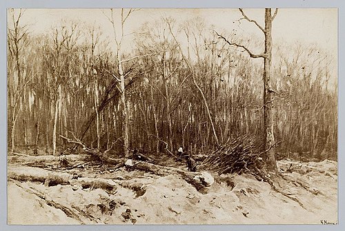 Bûcherons, , Anton Mauve