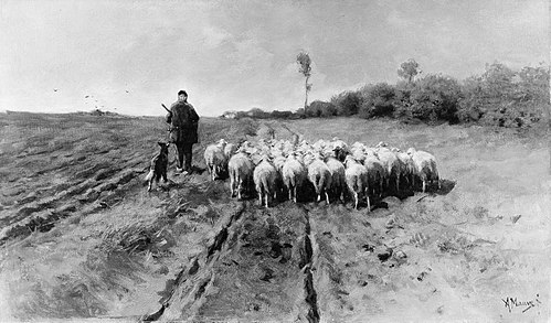 The Return to the Fold, 1873, Anton Mauve
