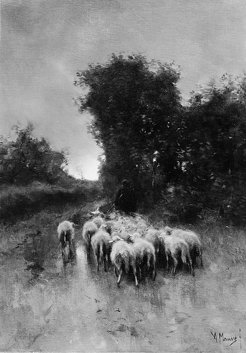 Twilight, 1873, Anton Mauve