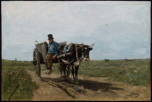 Carter on a Country Road, 1867, Anton Mauve