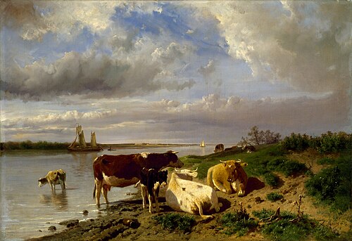 Landscape with Cattle, , Anton Mauve