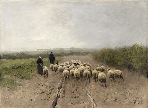 Going to Pasture, 1900, Anton Mauve