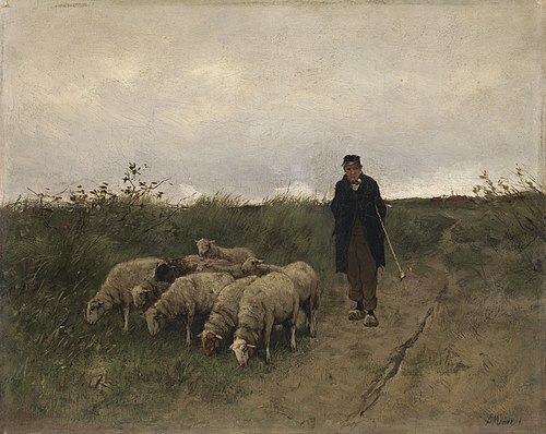 Shepherd and Sheep, 1886, Anton Mauve