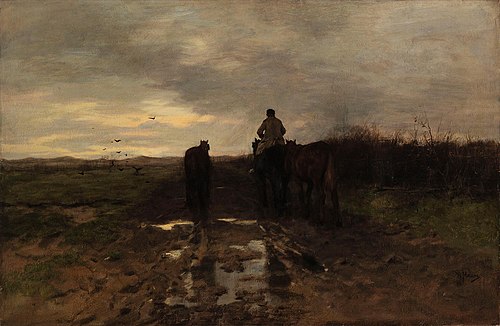 Homeward Bound, 1870, Anton Mauve