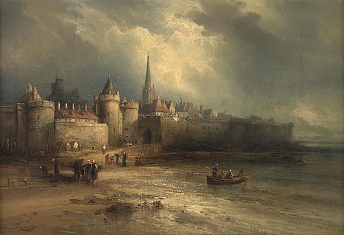 St Malo, Ville Close, 1900, Emil Krause