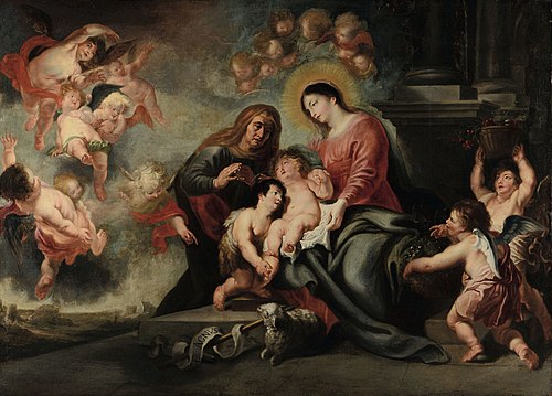 Virgin and Child with Saint Anne, 1650, Cornelis Schut