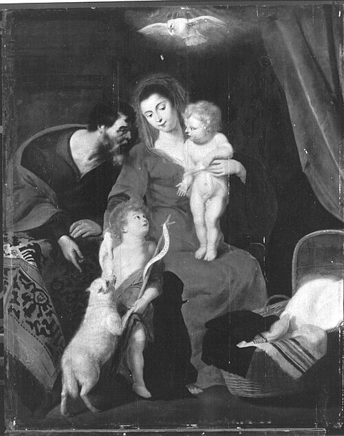 Holy Family with Saint John the Baptist as a Child, 1626, Cornelis Schut