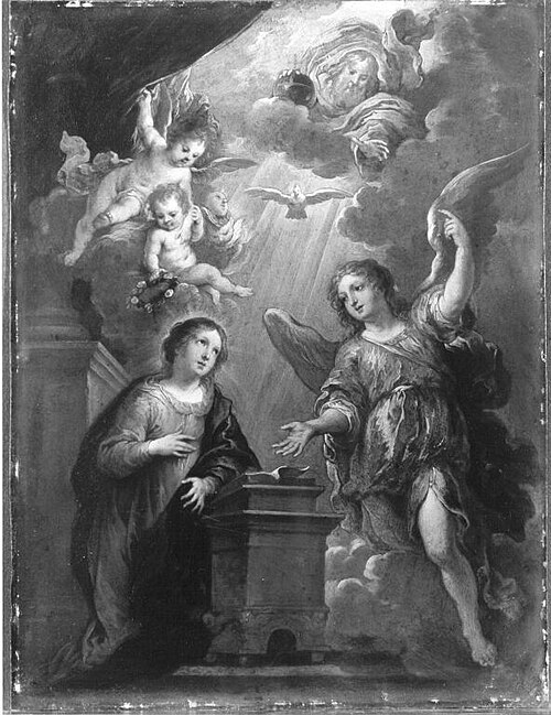 Verkündigung an Maria (Kopie nach), 1626, Cornelis Schut