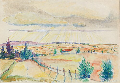 Herbstsonne, 1930, Anton Peschka